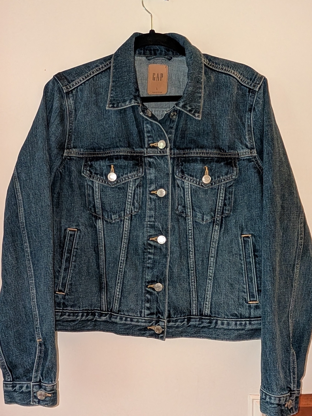 GAP Women's Dark Blue Denim Jacket